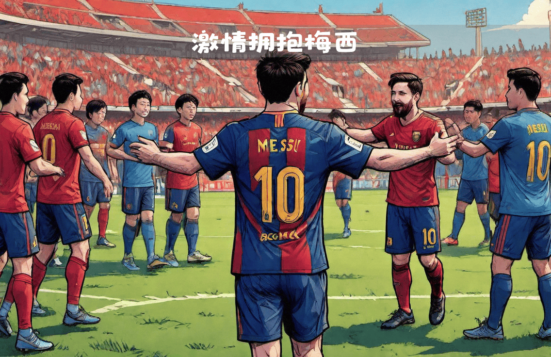 足球比赛中发生激动人心的一幕